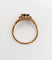 Bague vintage toi et moi or jaune 18k saphirs et diamants