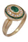 Bague 54 BAGUE MARGUERITE ÉMERAUDES ET DIAMANTS 58 Facettes 087031