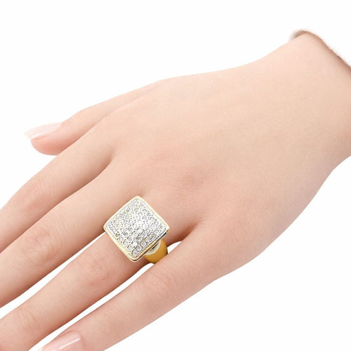 Bague 57 Bague en or jaune & diamants 58 Facettes