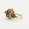 Bague 56 Bague Dôme Diamants Email 58 Facettes LMB-51