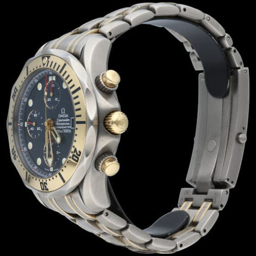 Omega Montre Seamaster 300M Chronograph Titanium  / Or Jaune 18K