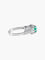 Bague 49 BAGUE VINTAGE EMERAUDE OR BLANC 58 Facettes