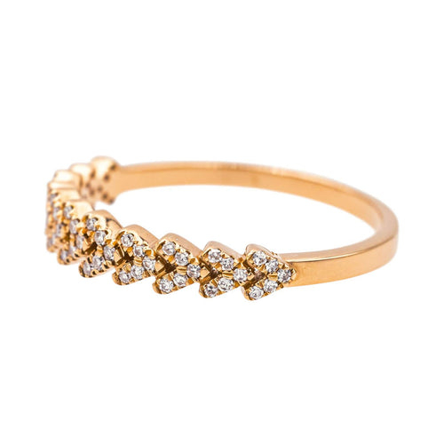 Bague 54 Bague Or blanc Diamant 58 Facettes 4098644RV
