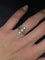 Bague ancienne or jaune et diamants 0,70 ct