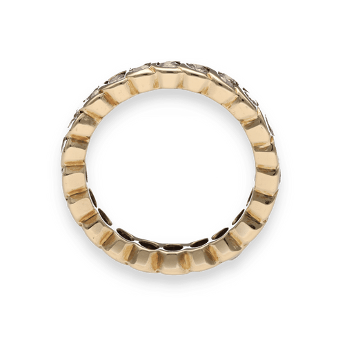 Bague 54 Alliance en or jaune Diamants brillants 58 Facettes