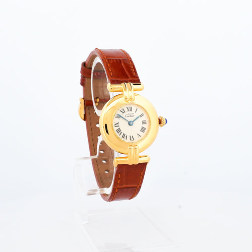 Montre Cartier Must Colisée - Ivory roman dial 58 Facettes