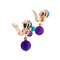 Boucles d'oreilles Boucles d'oreilles Cartier "Délices de Goa" en or rose, améthystes, diamants et turquoises. 58 Facettes 34814