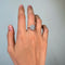 Bague 54 Bague Dôme - Or blanc & Diamants 58 Facettes 250302R