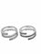Bague 51 DINH VAN - Deux bagues "spirales" or blanc diamants 58 Facettes