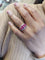Bague 54 BAGUE MODERNE RUBIS ET DIAMANTS 58 Facettes 085381