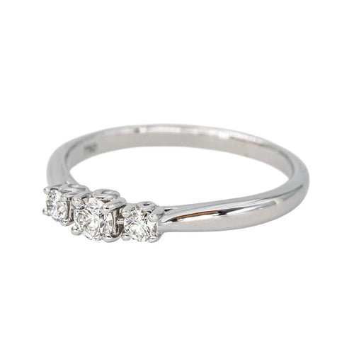 Bague 54 Bague Or blanc Diamant 58 Facettes 4098648RV