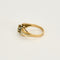 Bague Solitaire en or jaune, or blanc et diamant