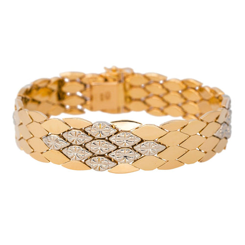 Bracelet Bracelet Or jaune, Or blanc 58 Facettes 4470158RV