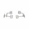 Dinh Van Boucles d'oreilles Cube Or blanc Diamant