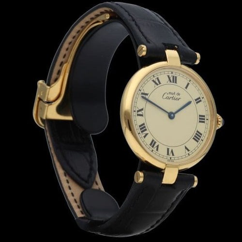Montre Cartier Montre Must De Cartier Vermeil 58 Facettes MT41220