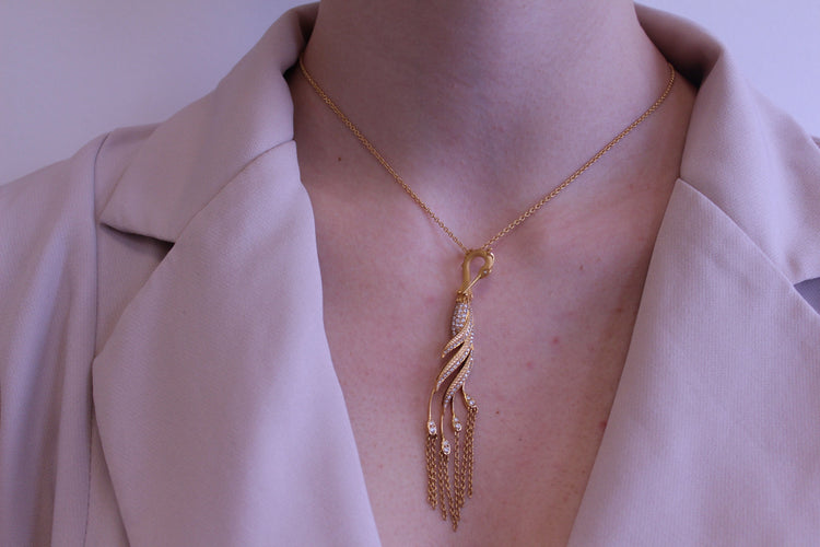 Collier Carrera Y Carrera - Collier or jaune et diamants 58 Facettes DA13555010101