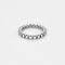 Bague 52 Alliance Américaine or gris et diamants 58 Facettes ROM1016
