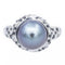 Bague 51 Mauboussin Bague Cocktail Caviar Mon Amour Or blanc Perle, Diamant 58 Facettes 2340392CN