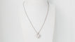 Collier Collier pendentif coeur en or blanc et diamants 58 Facettes 31370