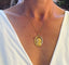 Pendentif Grande médaille ajourée or jaune 58 Facettes 98
