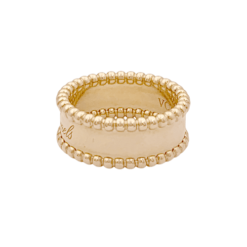 Bague 50 Bague Van Cleef & Arpels, "Perlée signature", or jaune. 58 Facettes 34580