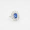 Bague 50 Bague Pompadour Saphir et Diamants 58 Facettes