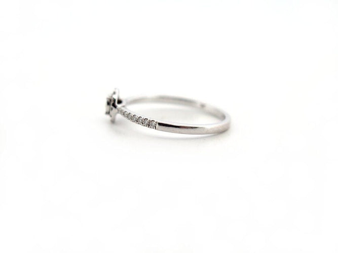 Bague 53 bague juliette juliette paris trait d'union entourage diamant or j0383w 53 58 Facettes 266196