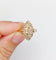 Bague 56 Bague marquise ancienne or rose, diamants taille rose 58 Facettes A05645