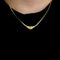 Collier Collier or jaune maille cobra saphir 58 Facettes LP1080/16