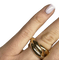 Bague 55 CARTIER - bague trinity grand modèle 3 ors 58 Facettes 240439