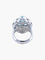 Bague Bague Or Blanc Aigue-Marine Diamants 58 Facettes