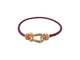 Bracelet bracelet FRED force 10 mm 0b0156 t15 rubis saphir or rose 18 carats 58 Facettes 269168
