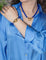 Collier Collier Or jaune, Or blanc Lapis lazuli, Diamant 58 Facettes 3243856CN
