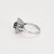 Bague 53 Bague en or blanc, grenat almandin et diamants 58 Facettes SQU3590