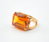 Bague Bague cocktail saphir jaune 58 Facettes