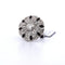 Bague Bague en or blanc ornée d'un travail ajouré spécial 58 Facettes