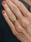 Bague 53 Bague jonc tressé rubis 58 Facettes 089101