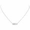 Collier Messika Collier Baby Move Pavé Or blanc Diamant 58 Facettes 4418212CN