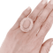 Bague 56 Bague M.Gérard corail, diamants. 58 Facettes 32500