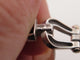 Bracelet bracelet FRED force 10 moyen 0b0077 t15 or blanc 18k 34 diamants 2 cables 58 Facettes 269620