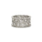 Bague 50 BUCCELLATI - Bague Eternelle Ramage Or Blanc Ciselé Diamants 58 Facettes 240318R