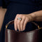 Bague 56.5 Bague Tank en or deux tons et diamants 58 Facettes B250522