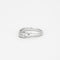 Bague 56 Bague jonc or gris pavage diamants 58 Facettes GU47