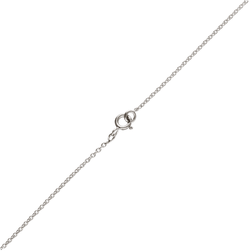 Collier Collier pendentif en or gris 18K avec diamant taille ancienne 0,80 ct I-VS - 40 cm 58 Facettes FB10470