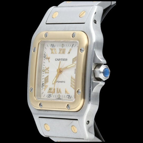 Montre Cartier Montre Santos Galbee Or Jaune 18K / Acier 58 Facettes MT42135