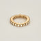Bague 51 Bague souple en or rose et diamants 58 Facettes JR0009-51