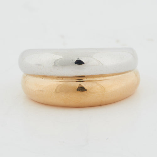 Bague 54 Bague jonc Deux ors 58 Facettes RÉF 6031/20