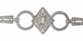 Collier Glamour des Années folles : Collier et coiffe vintage Art déco en diamants pour chien 58 Facettes 23023-0064