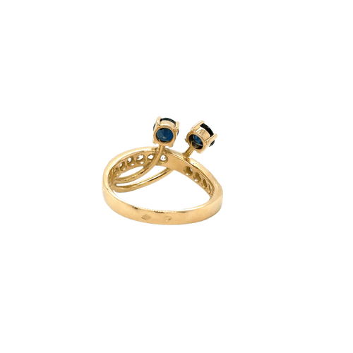 Bague 62 Bague Or Jaune - Saphirs et Diamants 58 Facettes 1.0000247/2