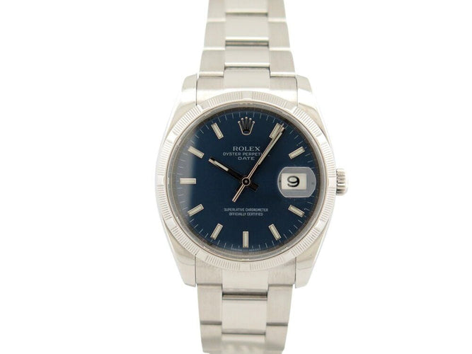 Montre montre ROLEX 15210 oyster perpetual date 34 mm acier automatique 58 Facettes 266340